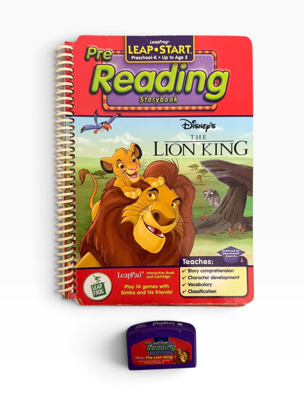 LeapFrog LeapStart Disney's The Lion King Preschool-K Book & Cartridge Set